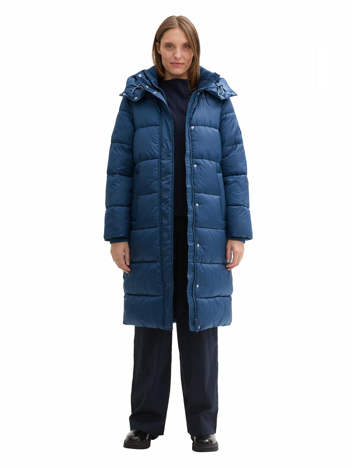 Жіноча парка TOM TAILOR Puffer з капюшоном, що знімається, фото №1