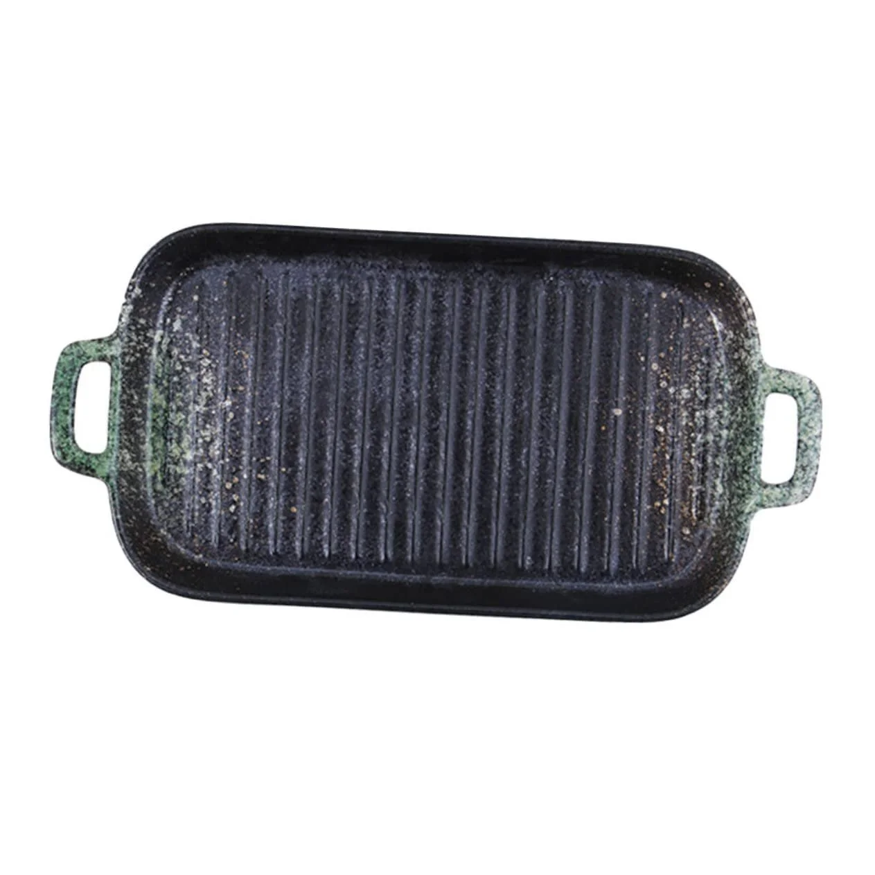 Форма для запікання керамічна термостійка з подвійними ручками Зелений, фото №1