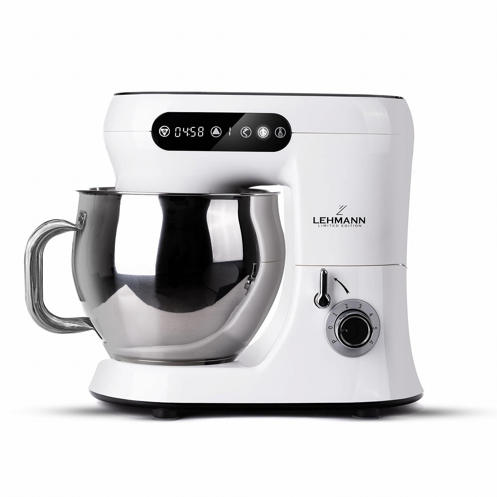 Кухонний комбайн Lehmann Premium з електронним дисплеєм 5 L 2300 Вт 6 рівнів Нержавіюча сталь, фото №7 Кухонний комбайн Lehmann Premium з електронним дисплеєм 5 L 2300 Вт 6 рівнів Нержавіюча сталь, фото №7