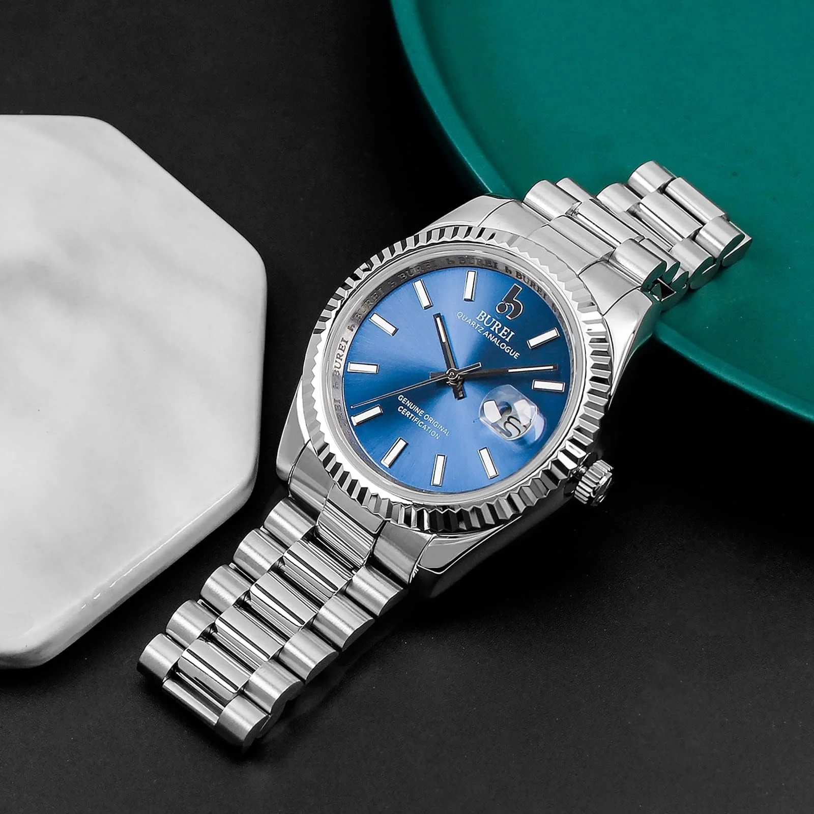 Классические часы BUREI DE-8002, фото №3