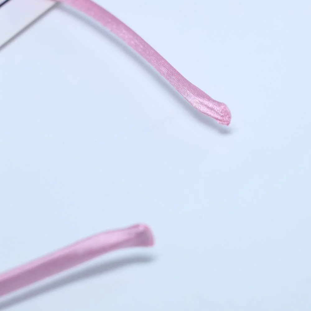 Обруч Вушка котика Квітковий папір Рожевий, фото №3