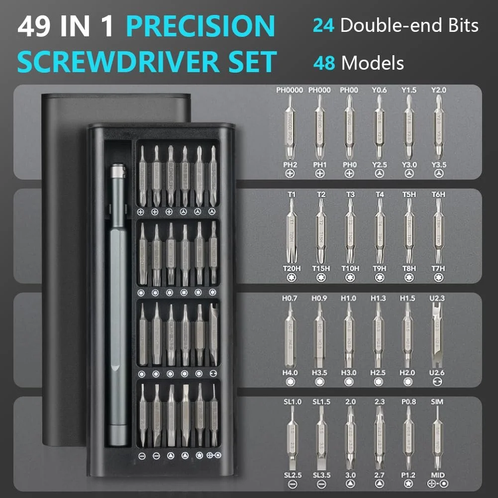 Набір прецизійних викруток Ainiv 54-в-1, фото №7