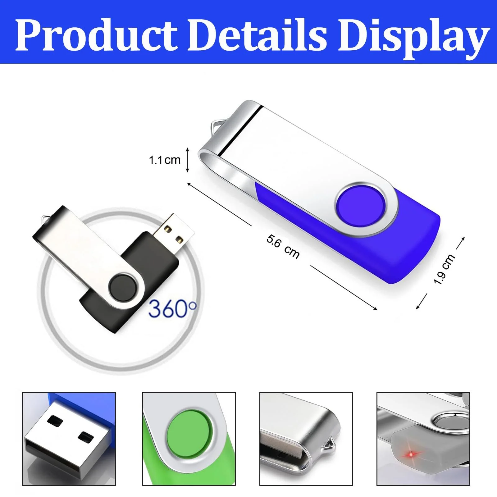 Набір USB-флеш-накопичувачів 32 GB USB 2.0 5 шт., фото №4 Набір USB-флеш-накопичувачів 32 GB USB 2.0 5 шт., фото №4