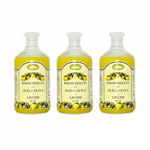 Гель для душу Saponificio Artigiano F.lli Risso з оливковою олією та лимоном Натуральний 500 мл - Упаковка 3 шт. - Фото 1