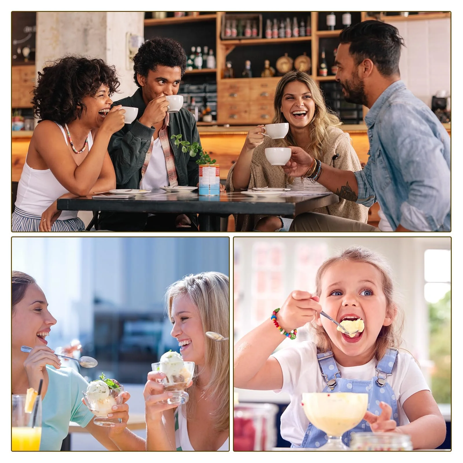 Ложка для кави Sourcing Map 7 шт. з нержавіючої сталі, фото №5