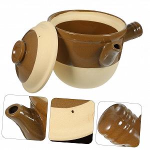 Ківш для заварювання китайської медицини керамічний Жароміцний З кришкою synthetic.ua - Фото 1