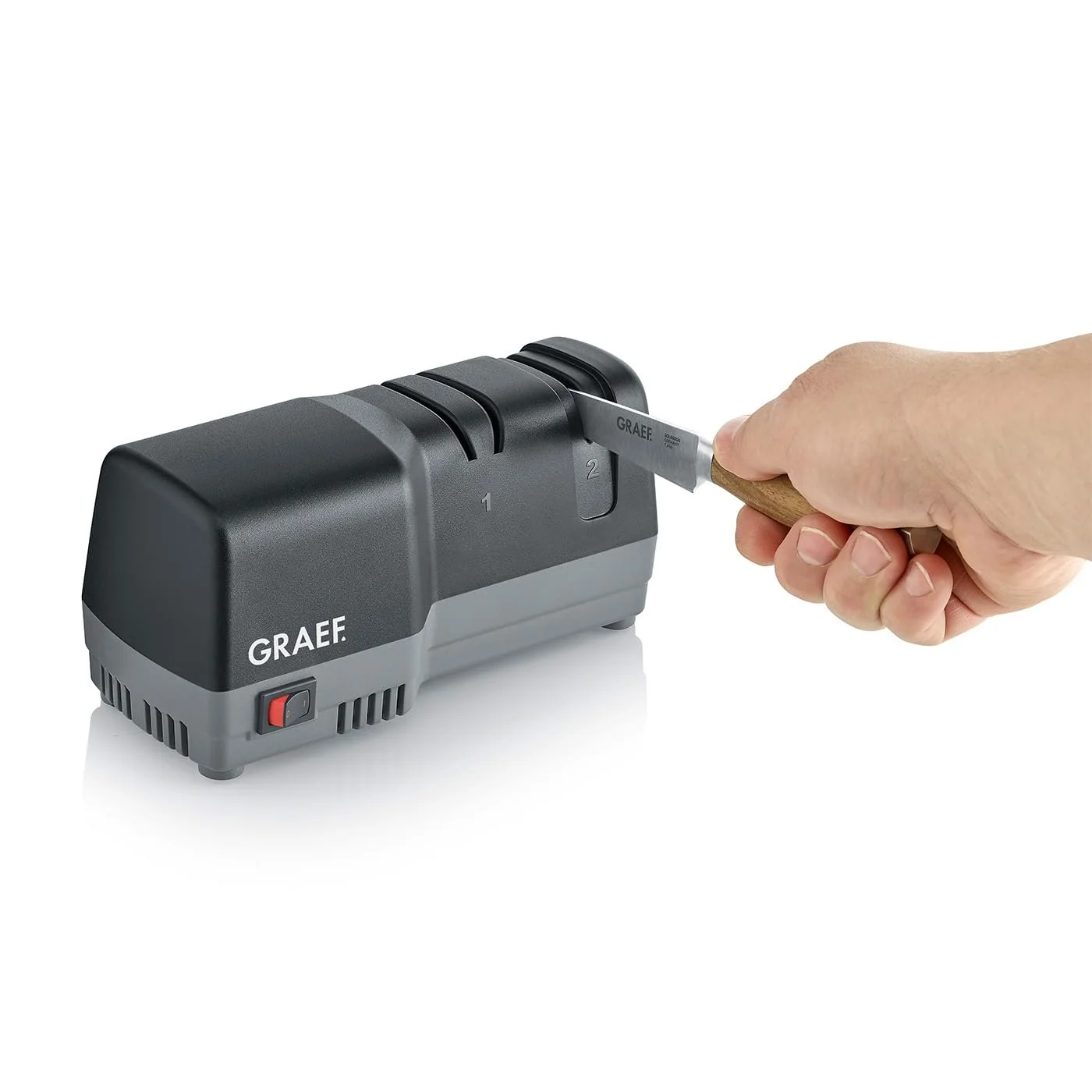 Точилка для ножей GRAEF CC82 Black CrissCross Dizor 20 градусов Черная, фото №4