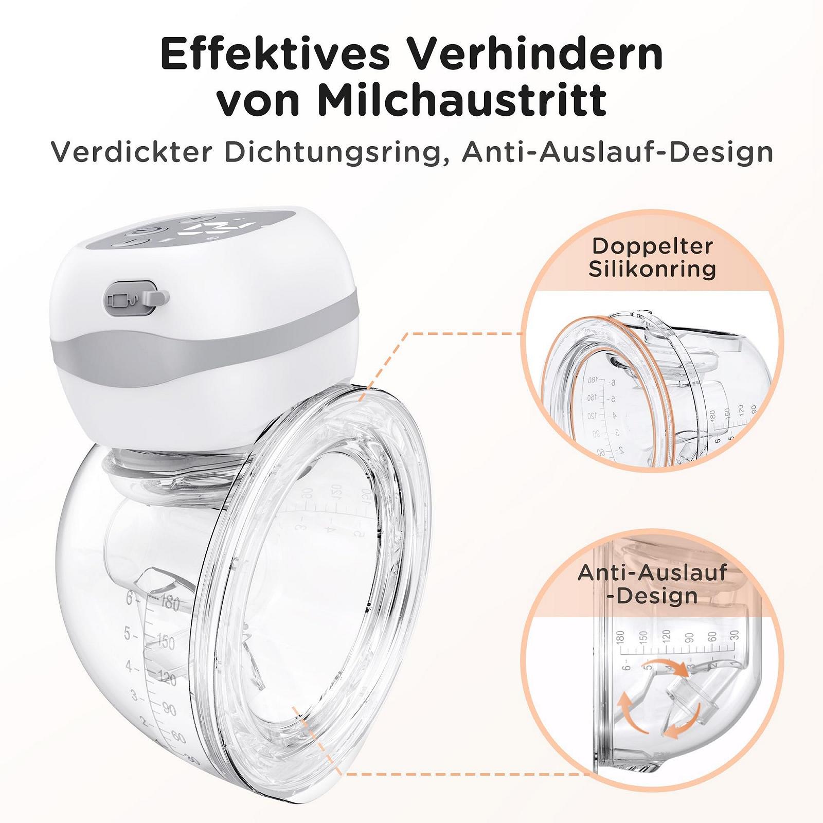 Молокоотсос электрический Jheppbay портативный, hands-free, 3 режима, 12 уровней, тихий (1 шт. в упаковке), фото №6 Молокоотсос электрический Jheppbay портативный, hands-free, 3 режима, 12 уровней, тихий (1 шт. в упаковке), фото №6