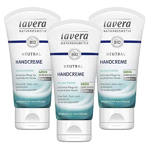 Крем для рук Lavera Neutral Органическая примула вечерняя и органическое масло ши, набор 3 штуки (3 x 50 мл) - Фото 1