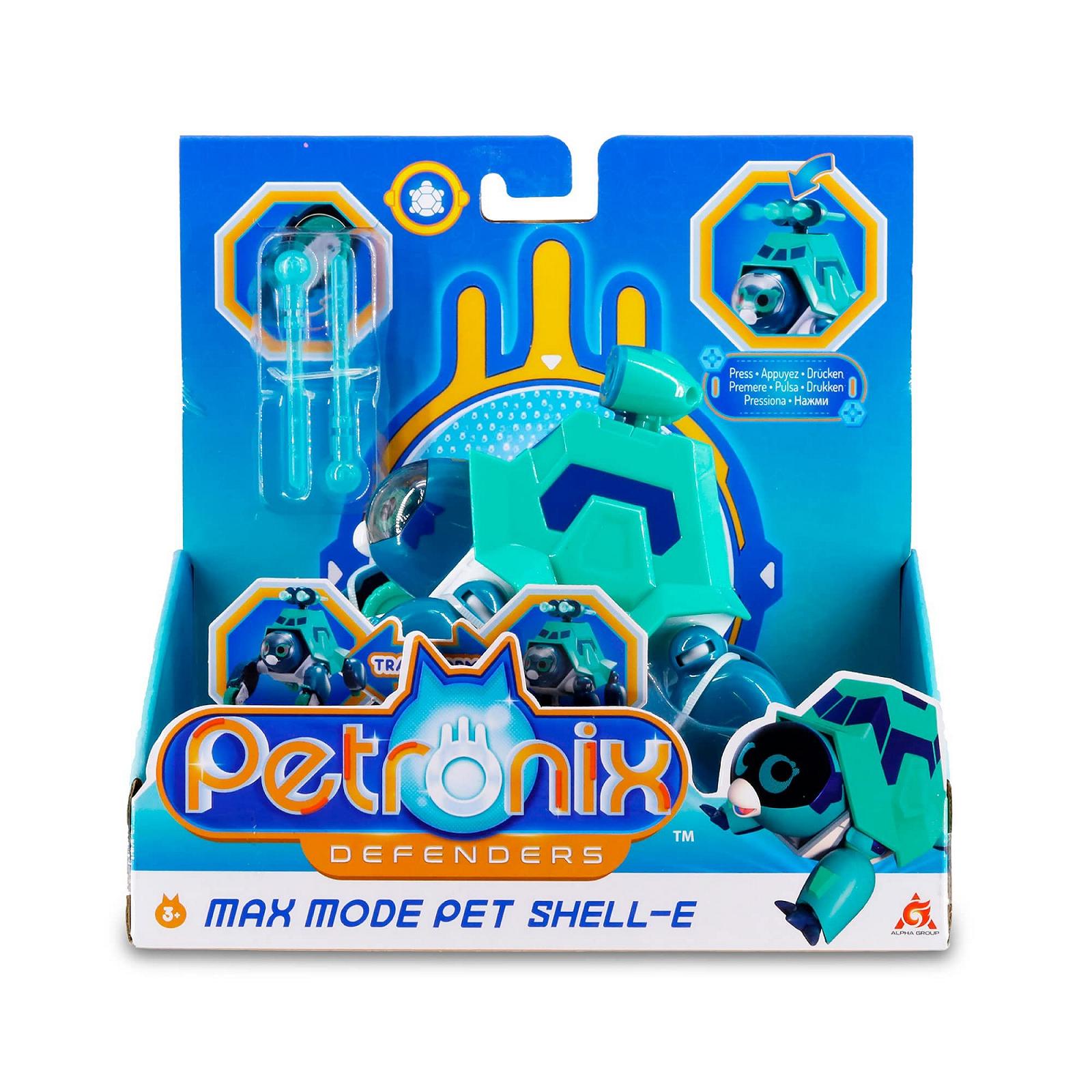 Фигурка Giochi Preziosi Petronix Shell-E Defender, Mission Puppy с механической функцией, 12 см, трансформируемый супергерой, фото №9