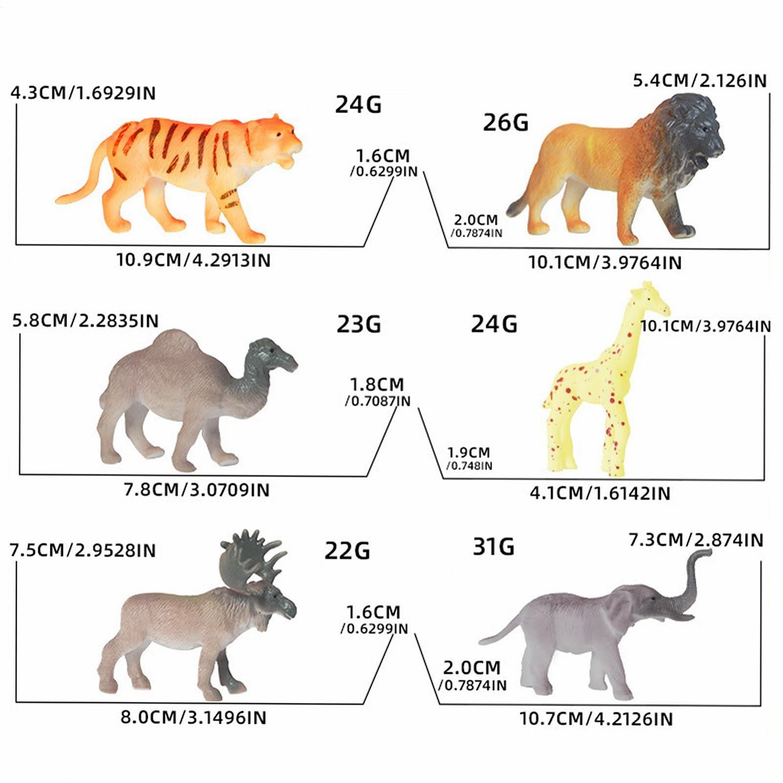 Іграшка для ванни Тварини, що змінюють колір, 6 штук, фото №6