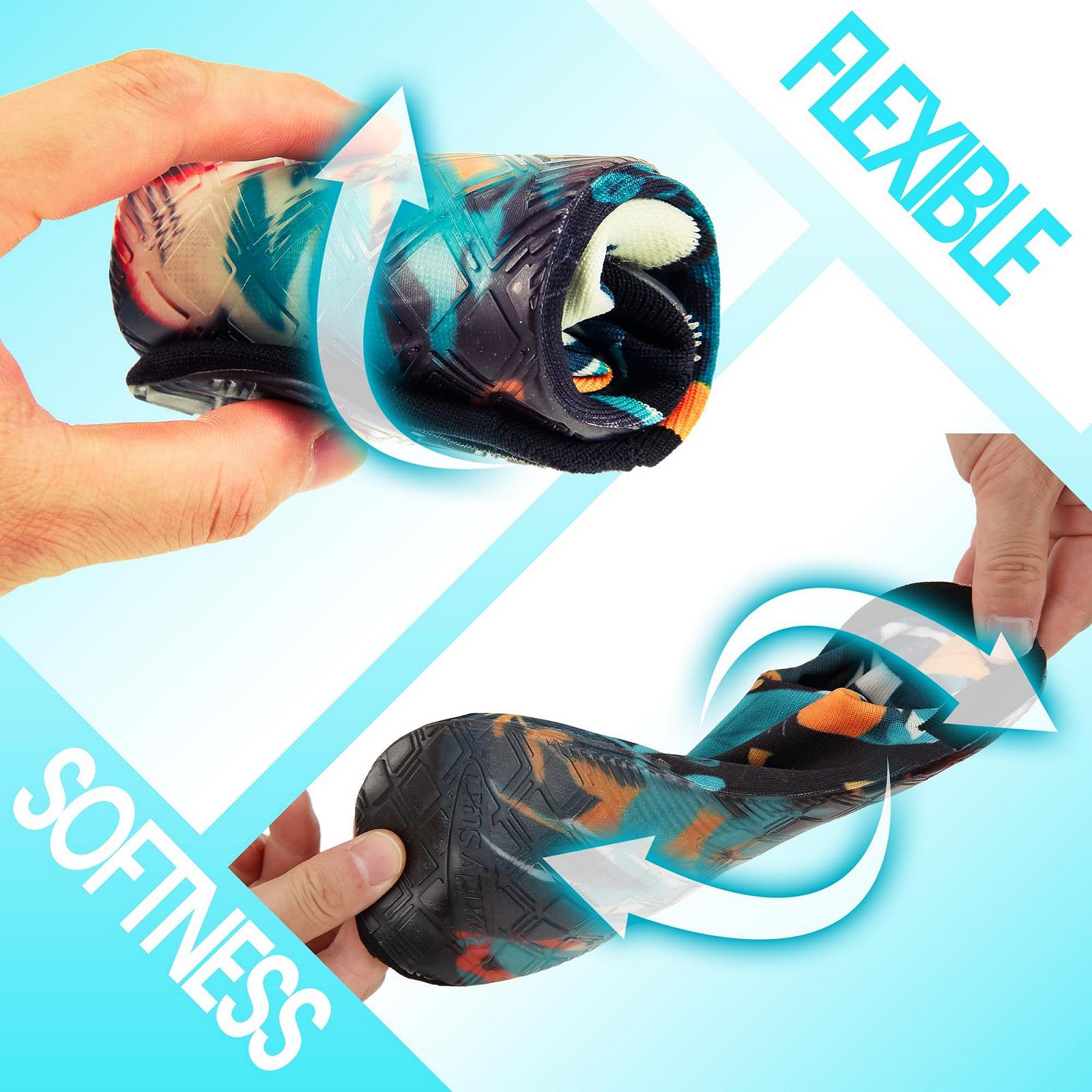 Носки-обувь Randy Sun для мужчин и женщин, пляжные носки для босиком, быстросохнущие пляжные носки с подошвой TPE для пляжного волейбола, серфинга, фото №3