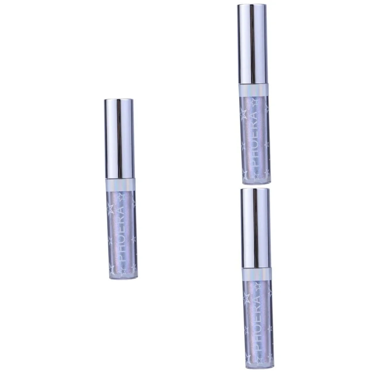 Рідка Підводка для очей Beaupretty металік, з блискітками, рожева, фото №1