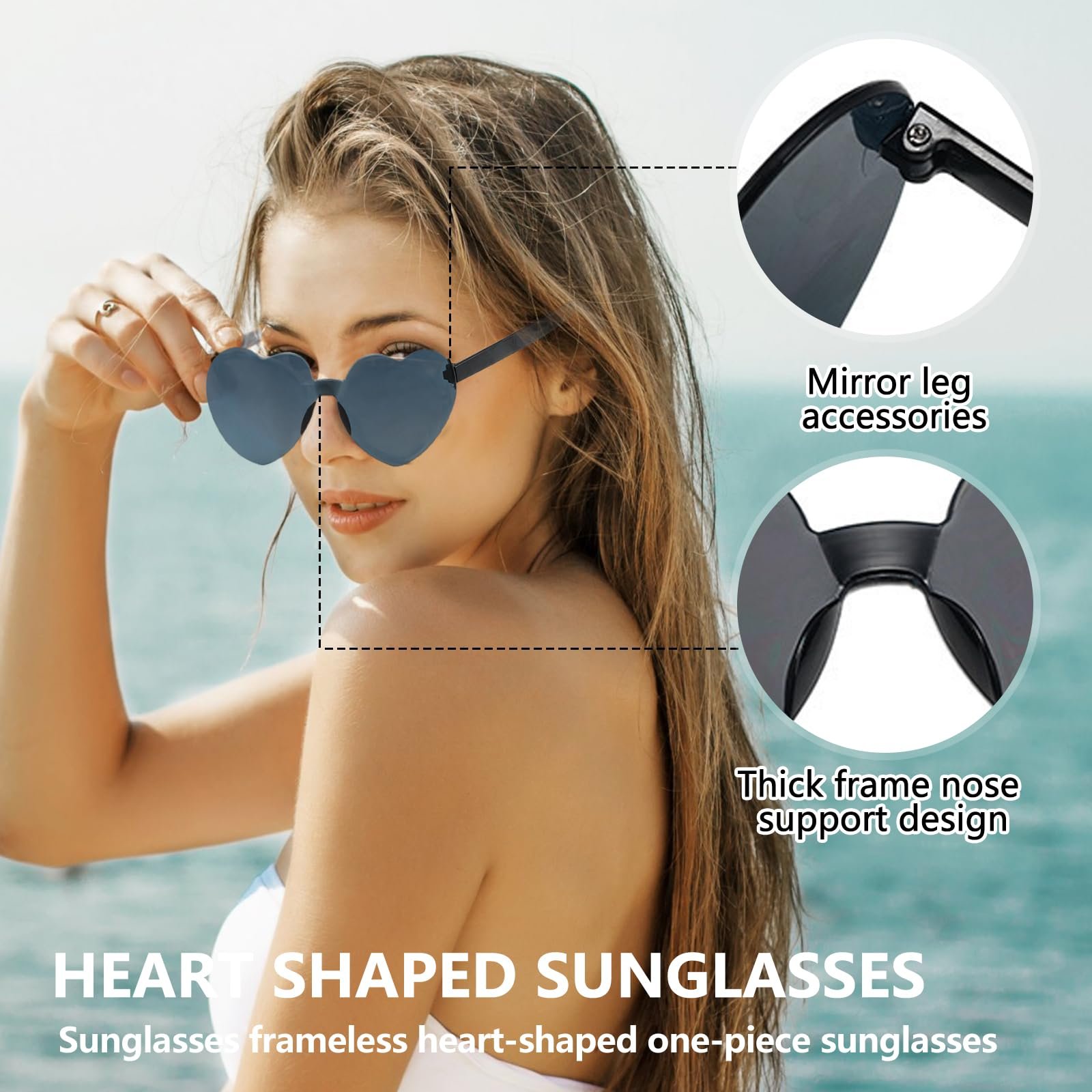 Сонцезахисні Окуляри Без Оправи SPORWA, фото №4