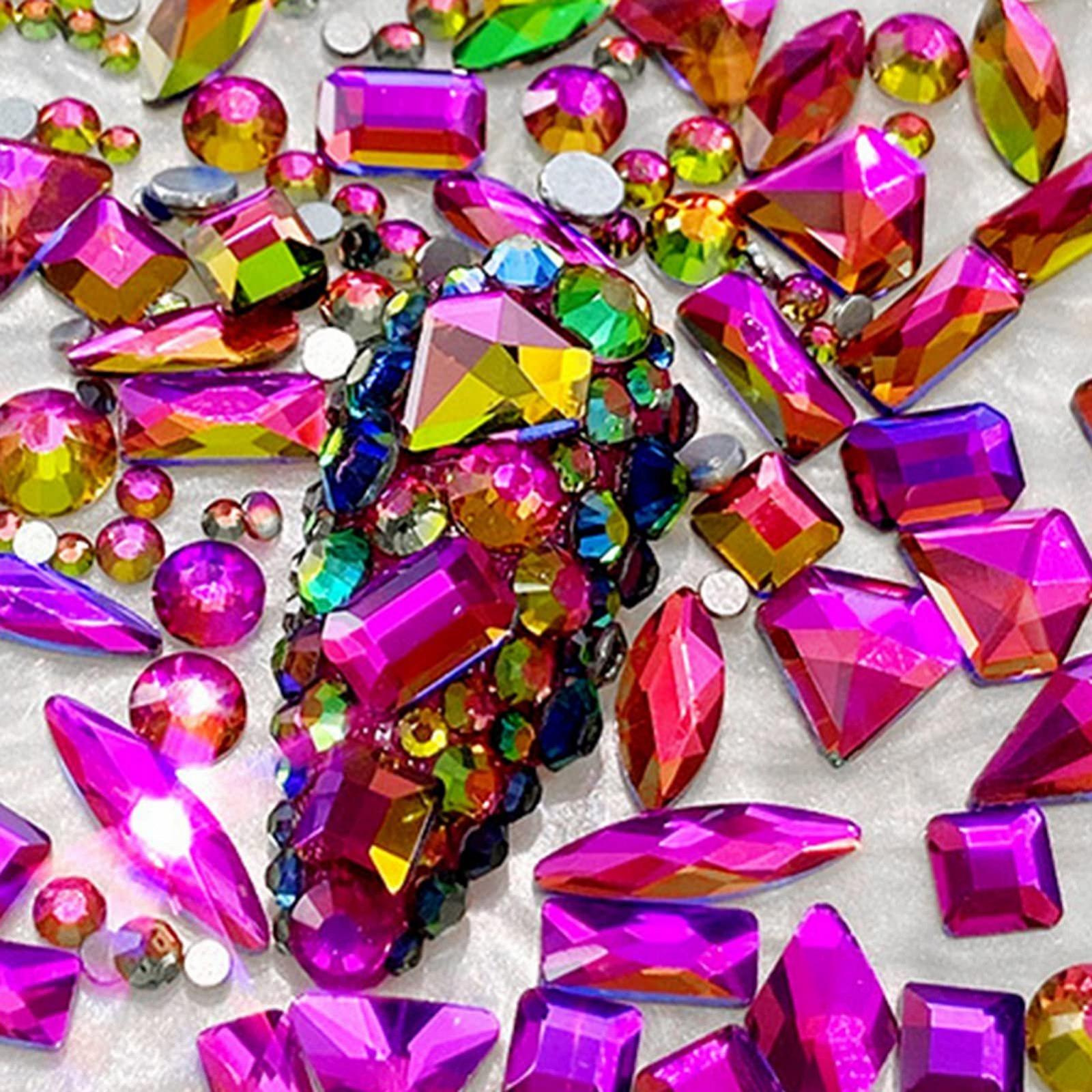 Украшения для ногтей Мини Стекло Симфония Стразы для девочек Многоцветный, фото №7