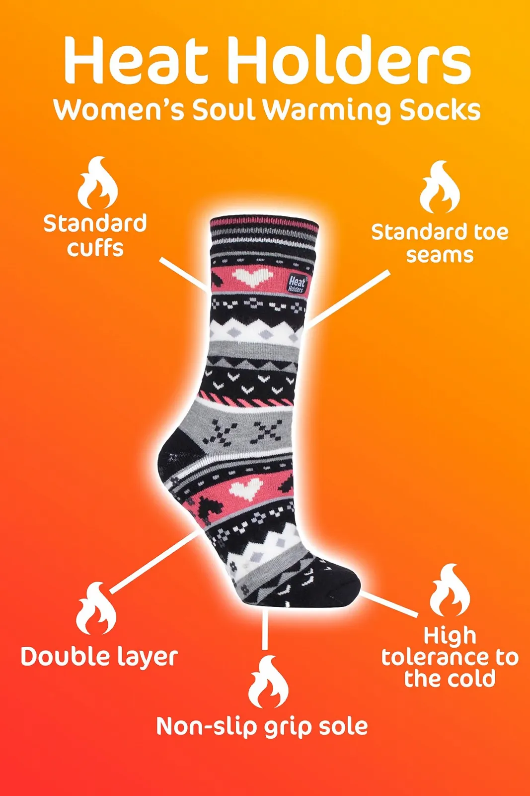 Термошкарпетки Heat Holders Жіночі Зимові 37-42, фото №6 Термошкарпетки Heat Holders Жіночі Зимові 37-42, фото №6