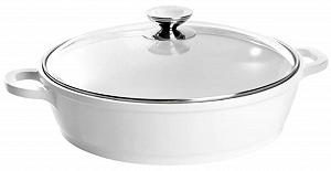 Гусятниця для запікання Berndes Vario Click Induction 032169 зі скляною кришкою 32 см White - Фото 1