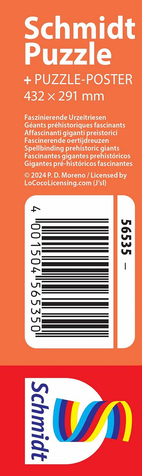 Пазл Schmidt Spiele Fascinating Prehistoric Giants 200 деталей из травяного картона, фото №2