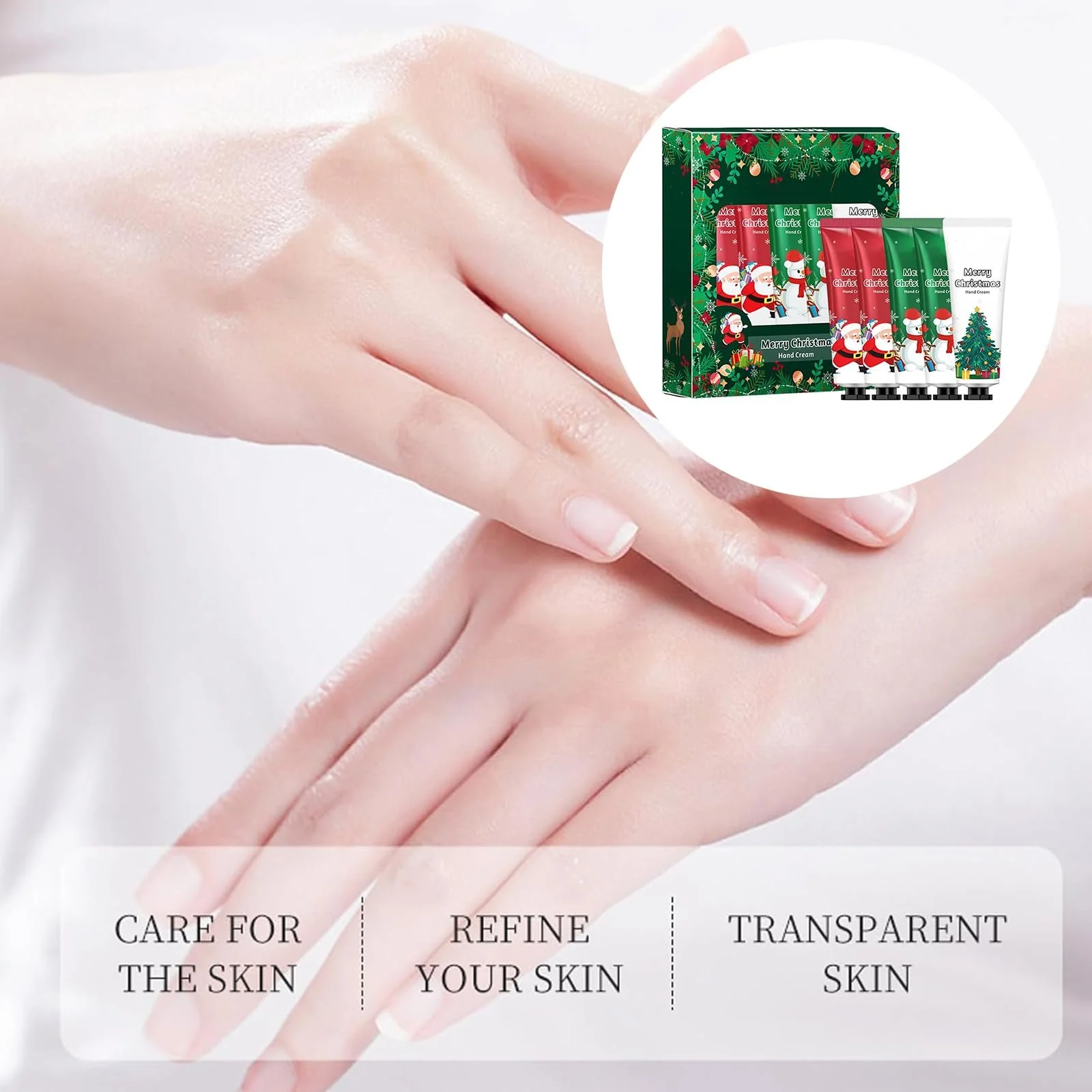 Набір кремів для рук Різдвяний, 5 шт в упаковці, фото №6 Набір кремів для рук Різдвяний, 5 шт в упаковці, фото №6