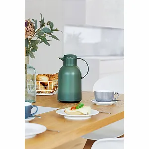 Чайник-термос Emsa SAMBA Quick Press N4011700 Пластик Прозрачный Красный 1.5 л synthetic.ua - Фото 1