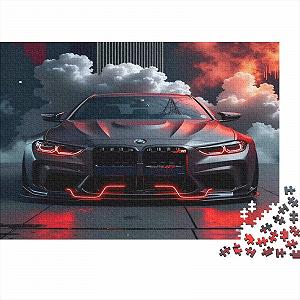Пазл Красный спортивный автомобиль 1000 деталей 70 x 50 см красный synthetic.ua - Фото 1