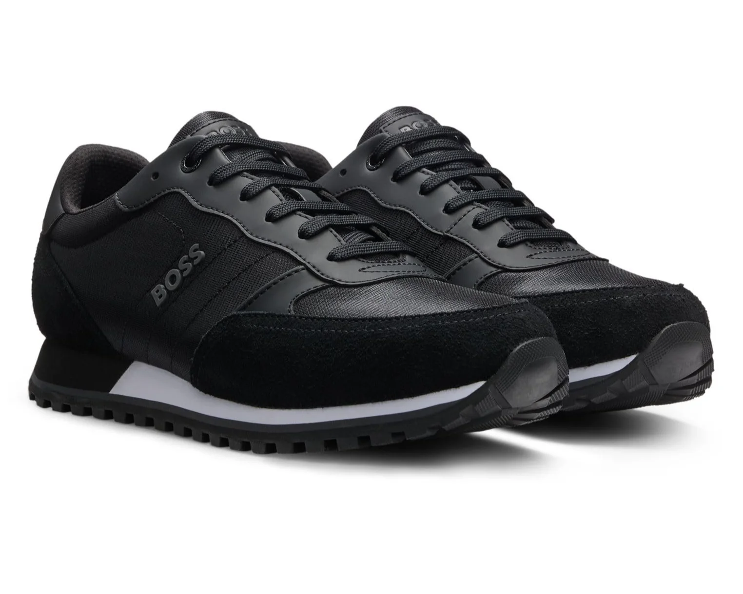 Чоловічі кросівки BOSS Parkour-L Runn / Чорні, фото №2