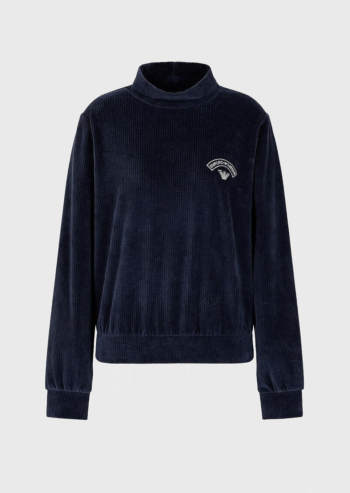 Свитер Emporio Armani Женский Велюровый В рубчик, фото №4 Свитер Emporio Armani Женский Велюровый В рубчик, фото №4