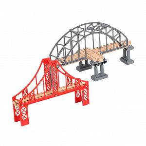 Купити Міст VICASKY 2 Railway Bridge Model Дерев'яний Крос Поїзд Іграшка Пластик - Фото 1 Міст VICASKY 2 Railway Bridge Model Дерев'яний Крос Поїзд Іграшка Пластик - Фото 1