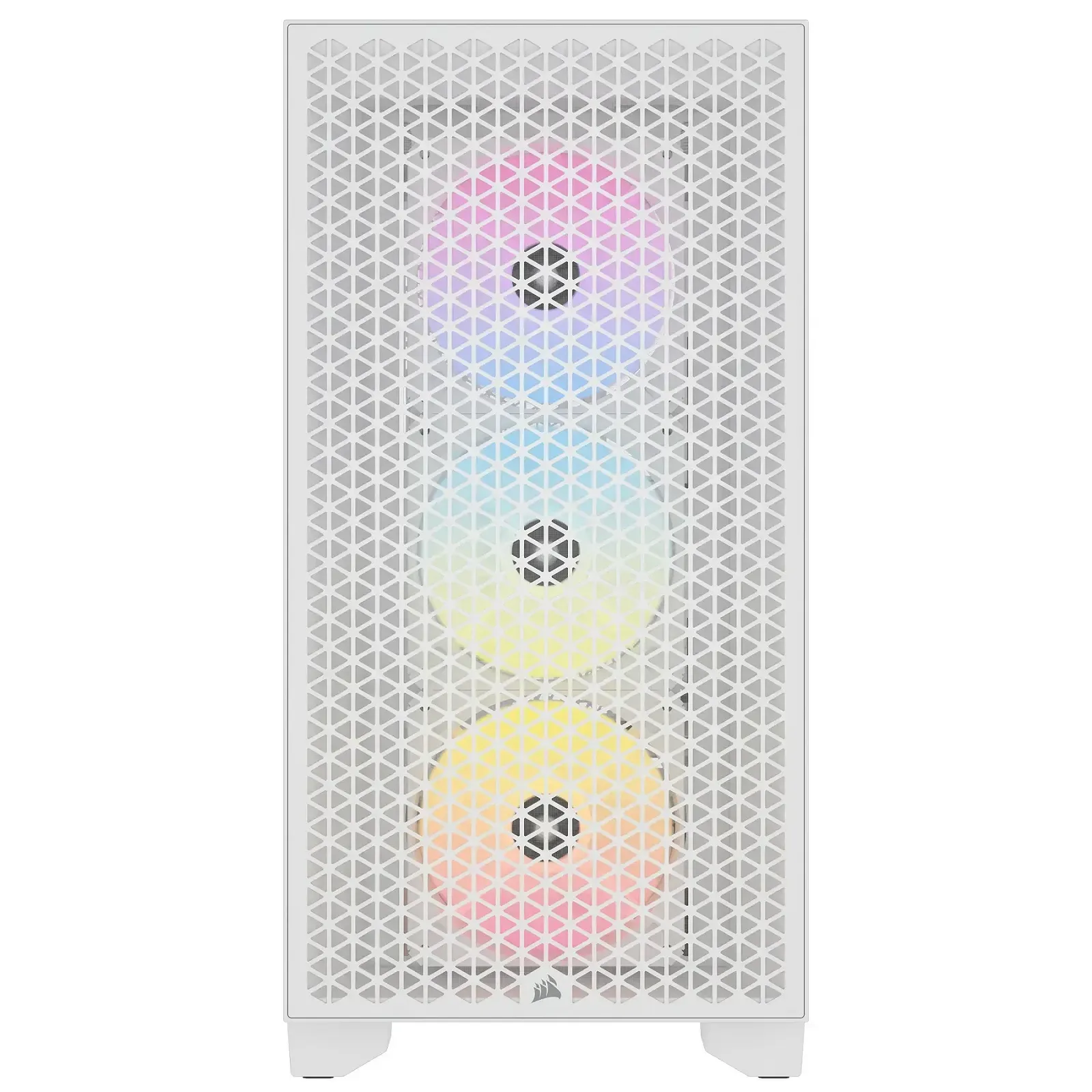 Корпус Corsair 3000D RGB Airflow / Mid-Tower / 3x120mm ARGB / Tempered Glass / White, фото №3