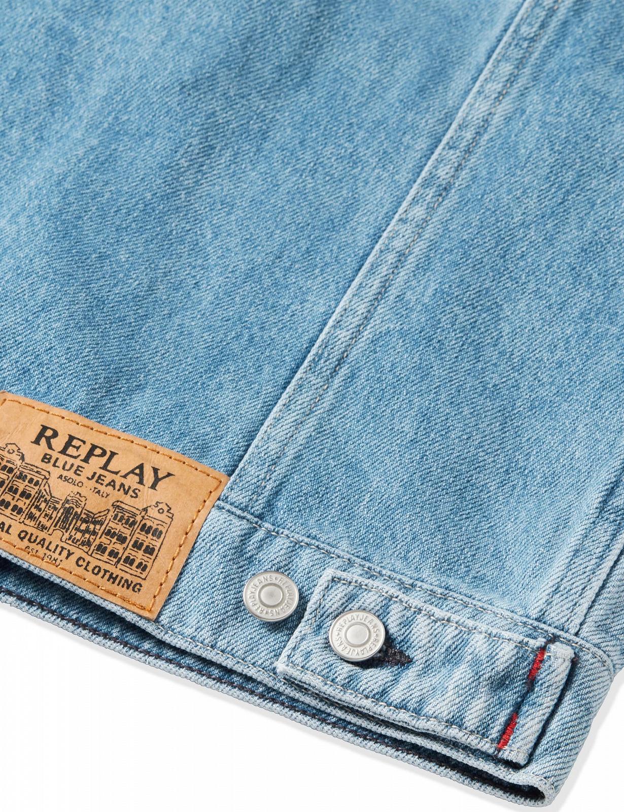 Джинсовая куртка Replay Хлопок для мальчиков, фото №4 Джинсовая куртка Replay Хлопок для мальчиков, фото №4