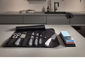 Точильный камень WÜSTHOF J1000/3000 Red Blue керамический комбинированный synthetic.ua - Фото 1