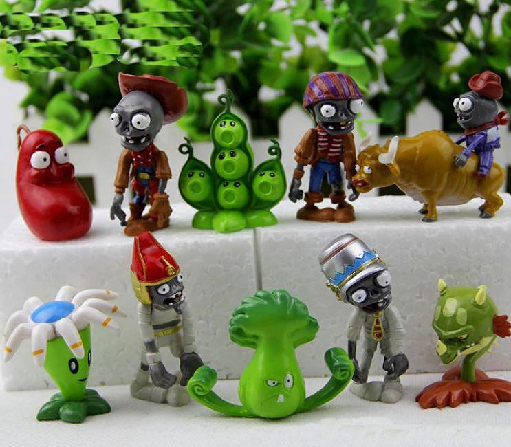 Набір 8 Рослини проти зомбі PopCap Games Plants vs Zombies 10 фігурок 8nabor, фото №1