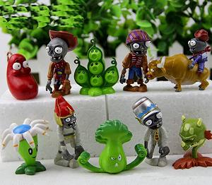 Набір 8 Рослини проти зомбі PopCap Games Plants vs Zombies 10 фігурок 8nabor - Фото 1