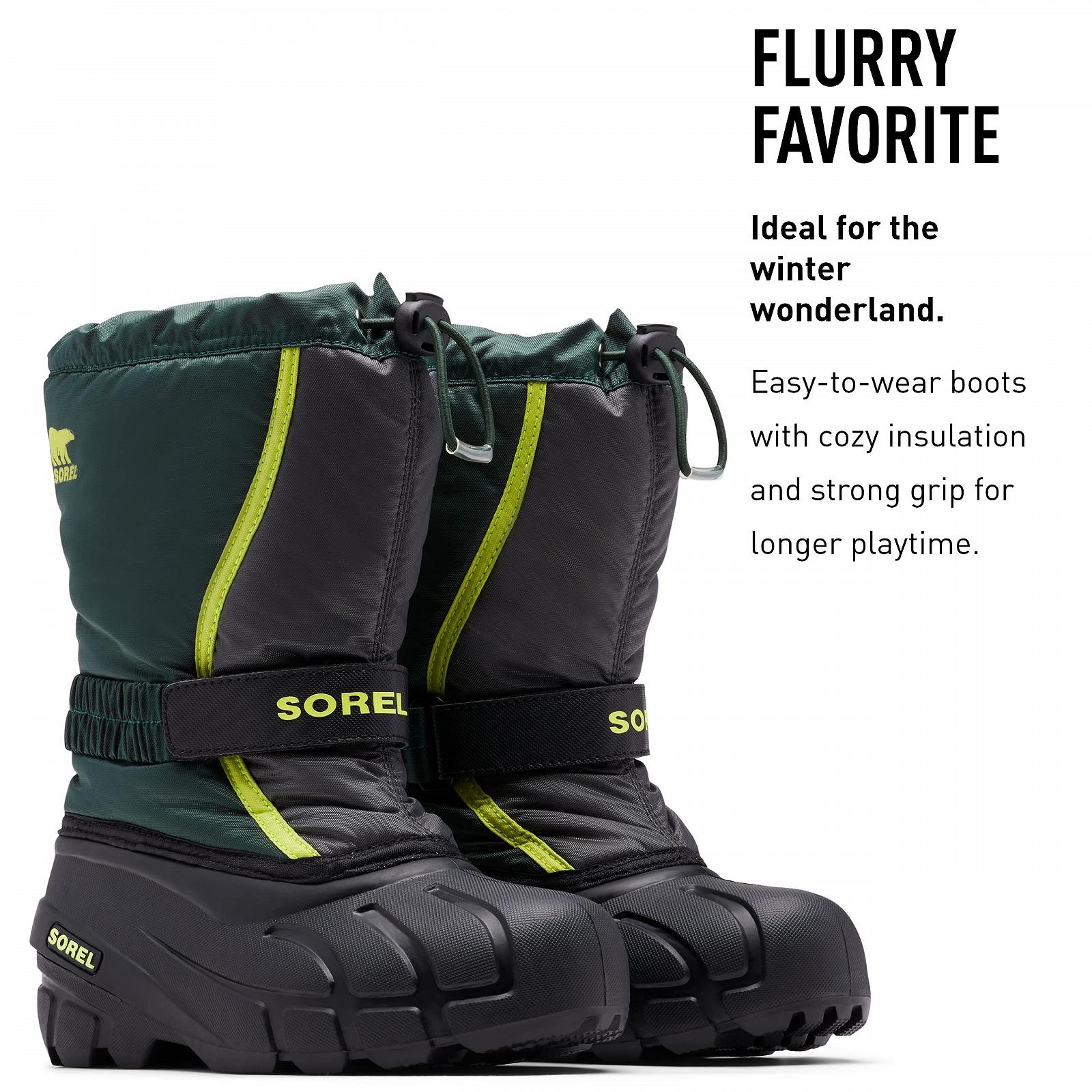 Ботинки Sorel Flurry Unisex детские зимние, фото №3
