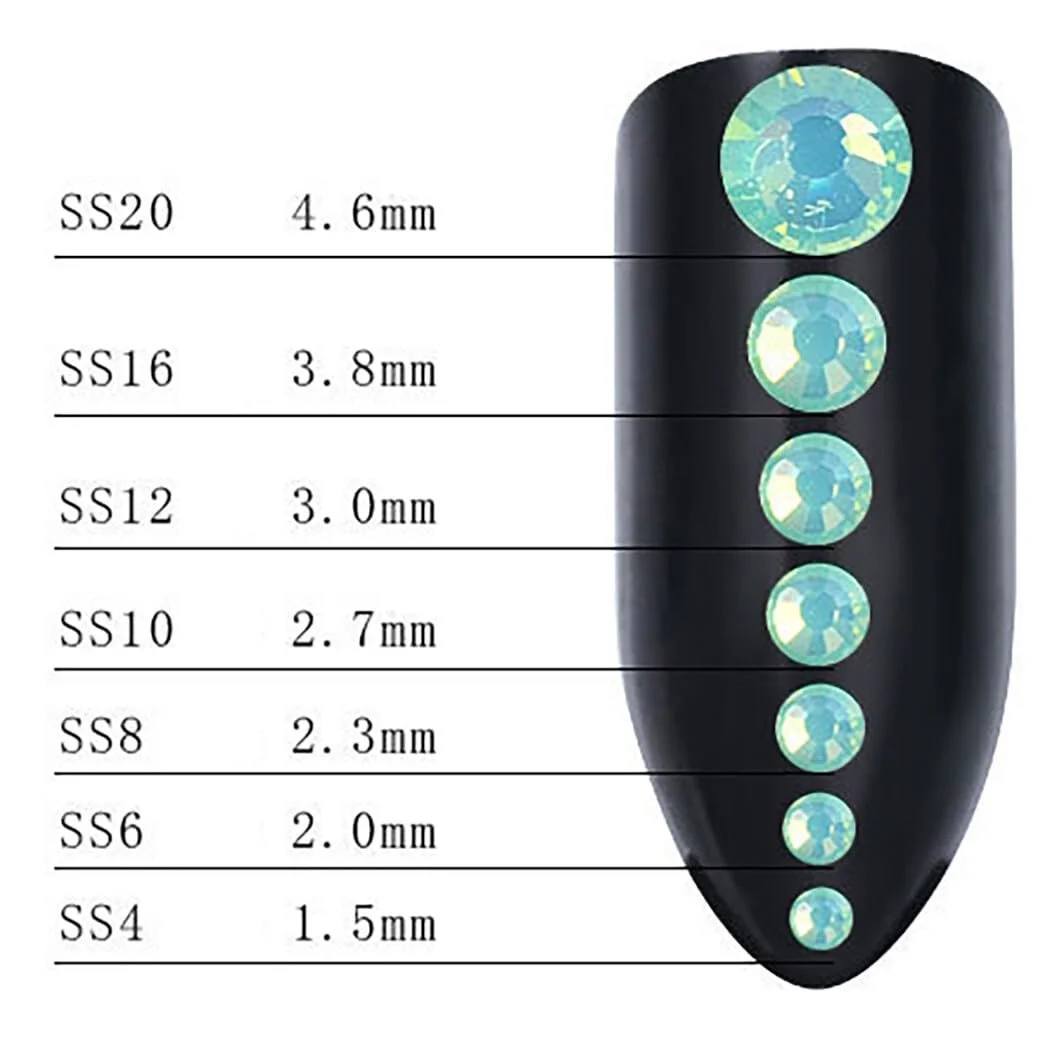 Міні-блискітки-стрази: маленька плоска задня частина, блискучі, декоративні, фото №2