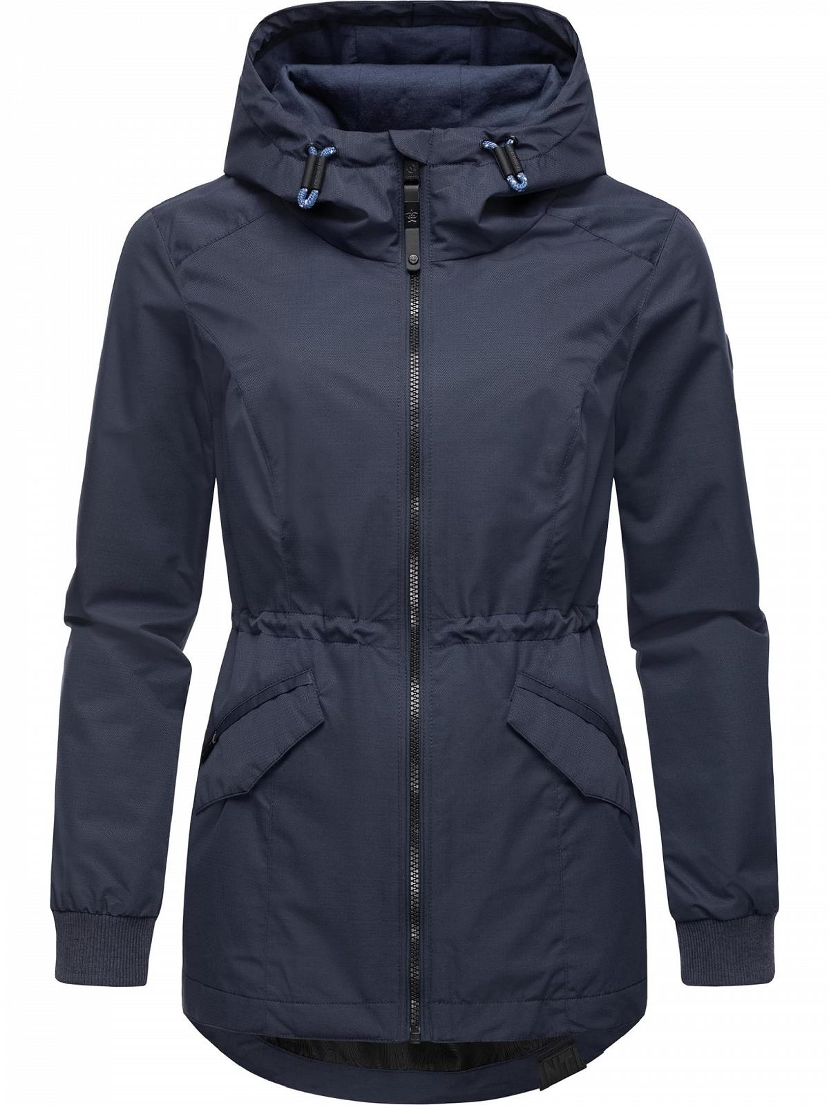 Переходная куртка Ragwear Dowey Tech YOUMODO Легкая женская Короткая дождевая куртка Водонепроницаемая (11 000 мм водяного столба) Дышащая куртка для активного отдыха с капюшоном, фото №1