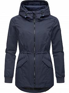 Переходная куртка Ragwear Dowey Tech YOUMODO Легкая женская Короткая дождевая куртка Водонепроницаемая (11 000 мм водяного столба) Дышащая куртка для активного отдыха с капюшоном - Фото 1