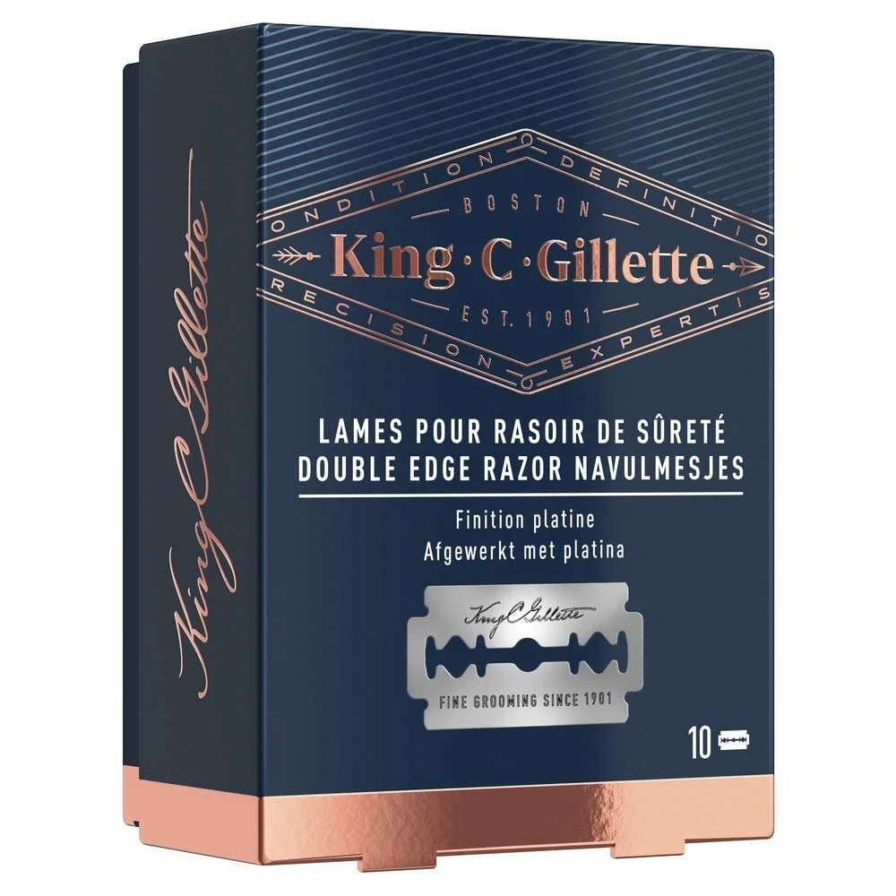 Сменные лезвия для бритвы King C. Gillette 10 шт., фото №8