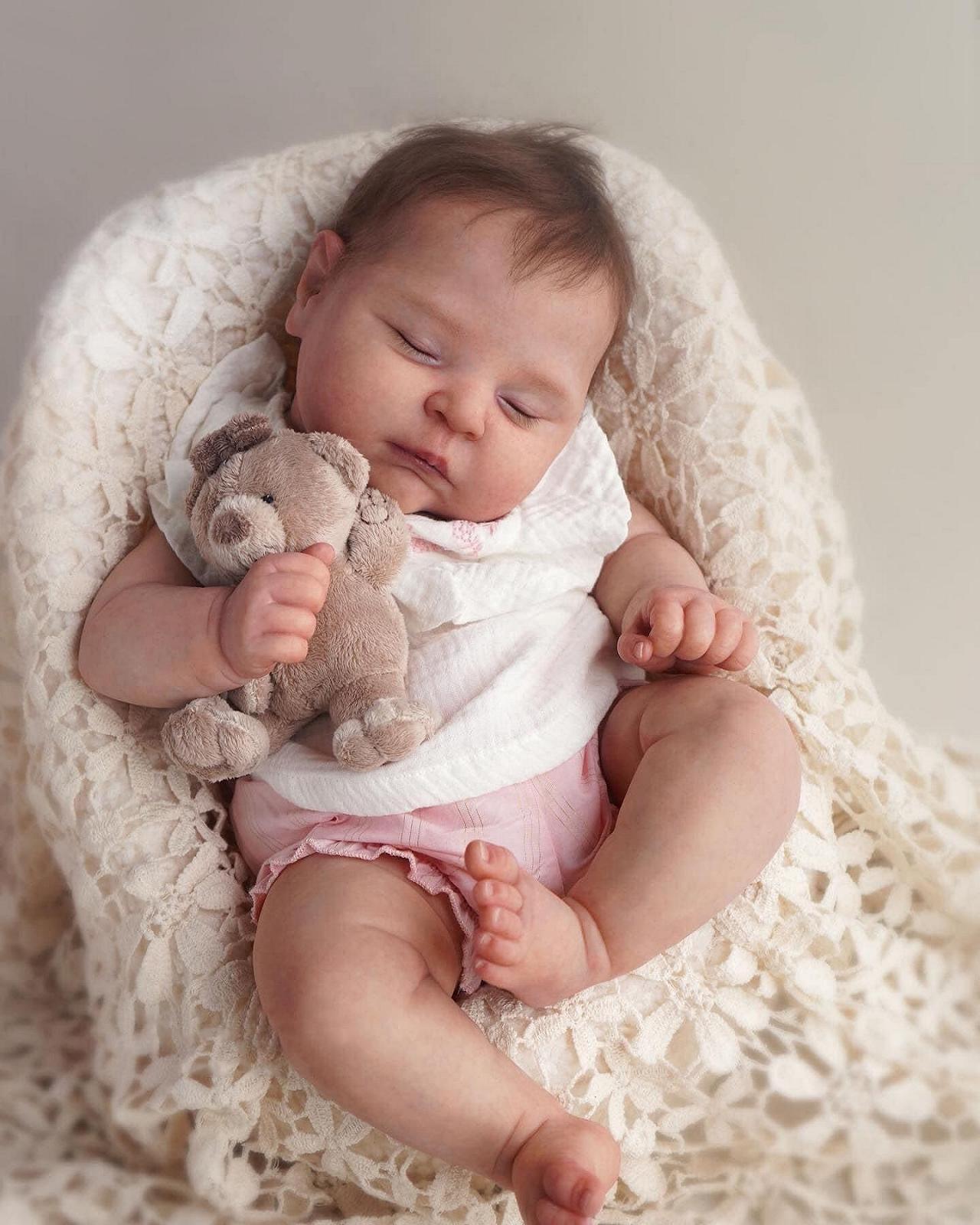 Кукла Anano Reborn Baby 20 Inch Силиконовая Кукла с Весовыми Аксессуарами для Детей от 3 Лет, фото №5