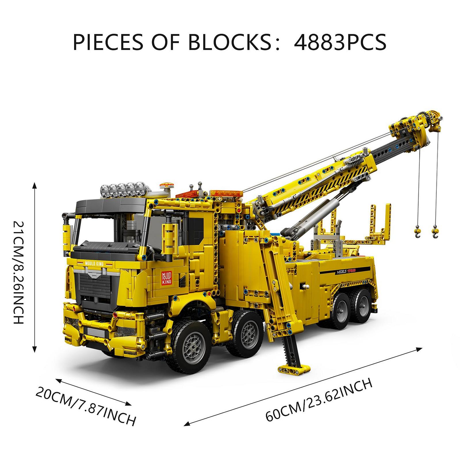 Конструктор Mould King Technik Truck Fire Engine Kit, 4883 Деталі, Керований по Bluetooth, 7 Двигунів, фото №7 Конструктор Mould King Technik Truck Fire Engine Kit, 4883 Деталі, Керований по Bluetooth, 7 Двигунів, фото №7