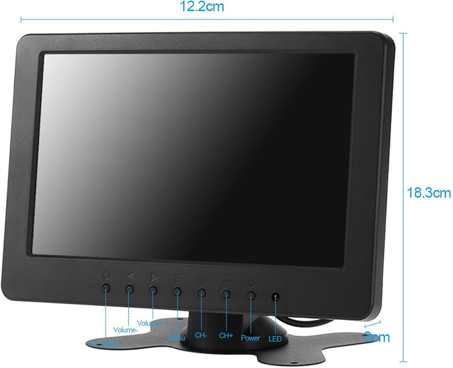 Автомобільний монітор 7" Docooler HD TFT, фото №8