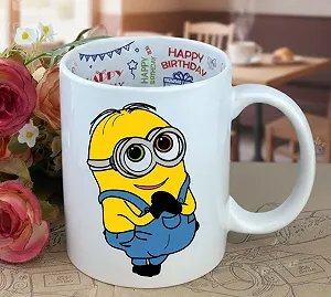 Чашка з принтом Minions Despicable Me керамічна 330 мл Uk_HB_150 - Фото 1