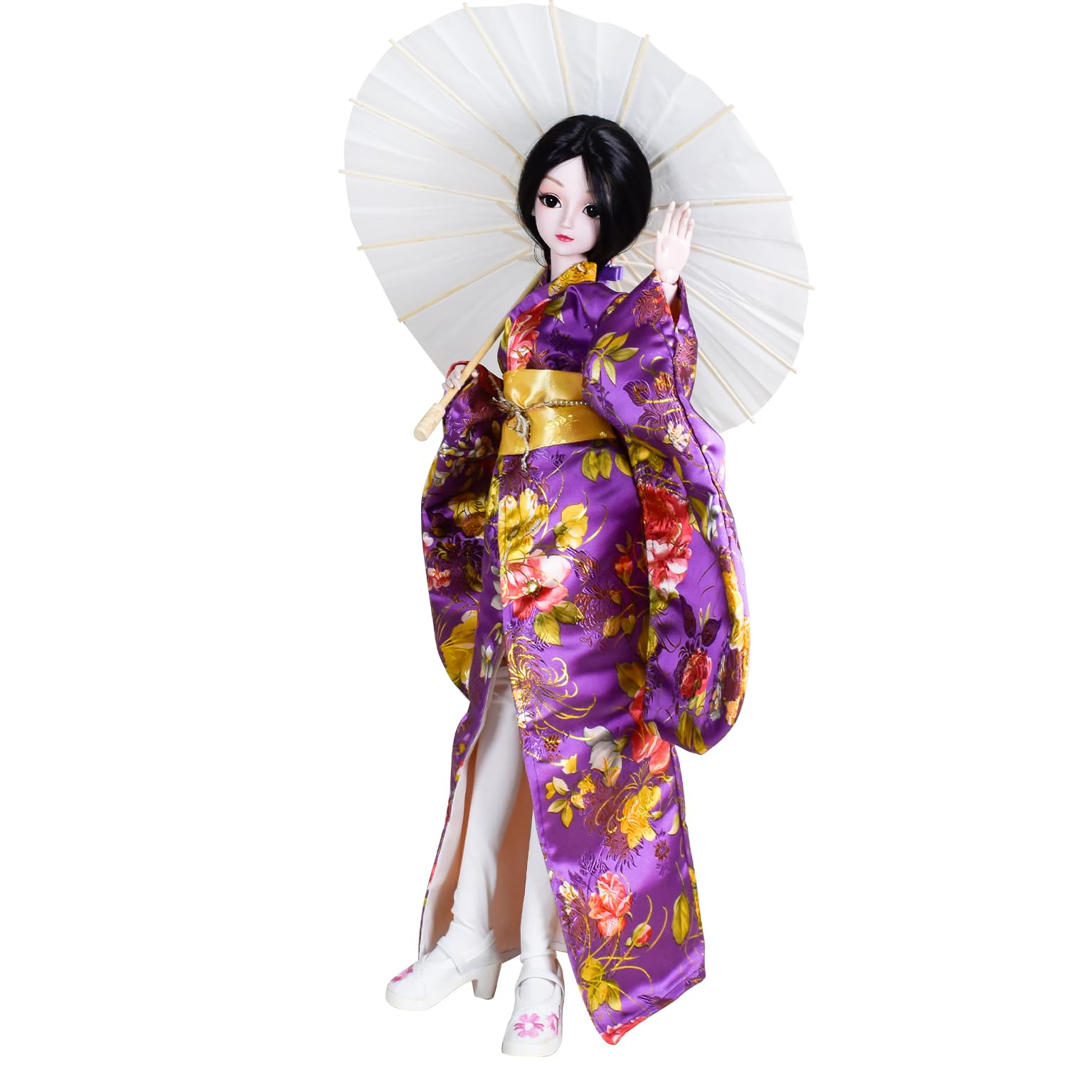 Кукла Cherry Sakura Ms 1/3 BJD SD 60 см 24 дюйма кимоно шарнирная, фото №2