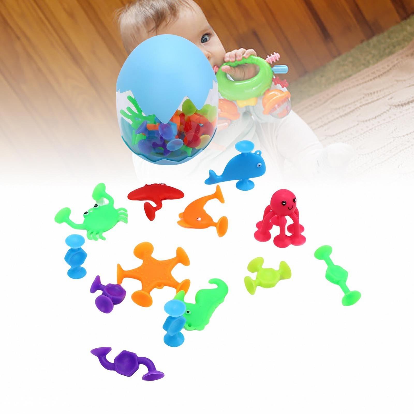 Набор игрушек для ванной с присосками 28 шт., фото №9