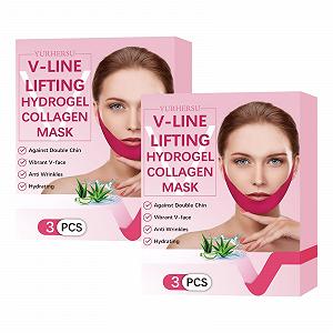 Маска для лица с коллагеном, лифтинг, набор из 6 шт - Фото 1