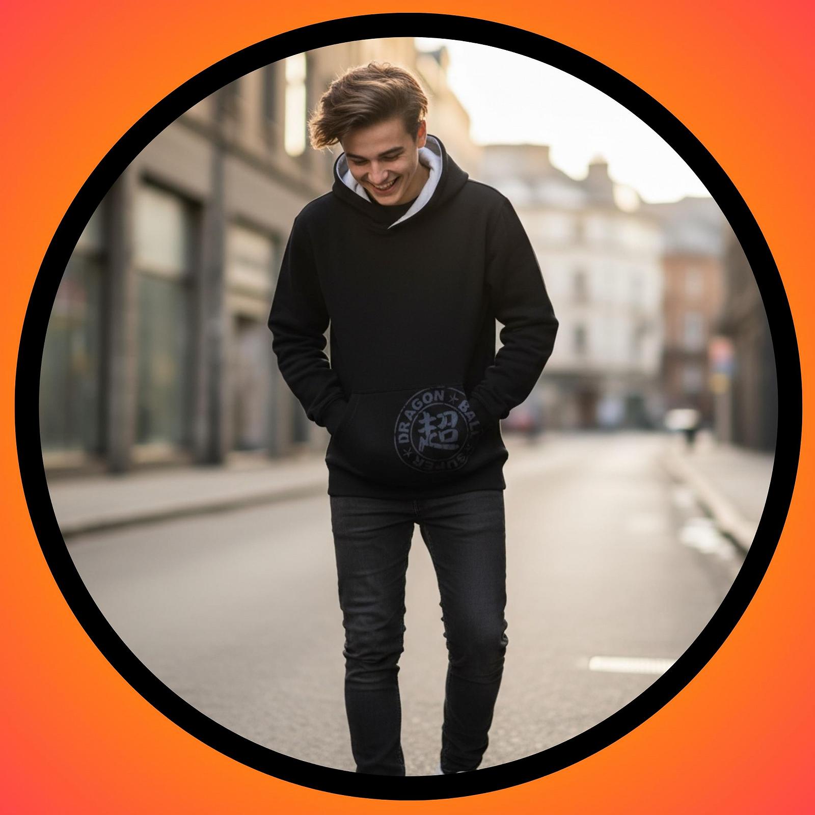 Толстовка з капюшоном для хлопчиків Dragon Ball Z, Класична толстовка Goku з капюшоном, фото №6