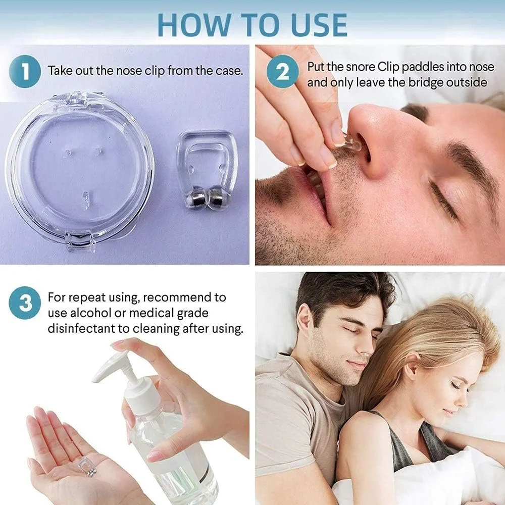 Кліпса проти хропіння 5шт/набір Силіконова, фото №4 Кліпса проти хропіння 5шт/набір Силіконова, фото №4