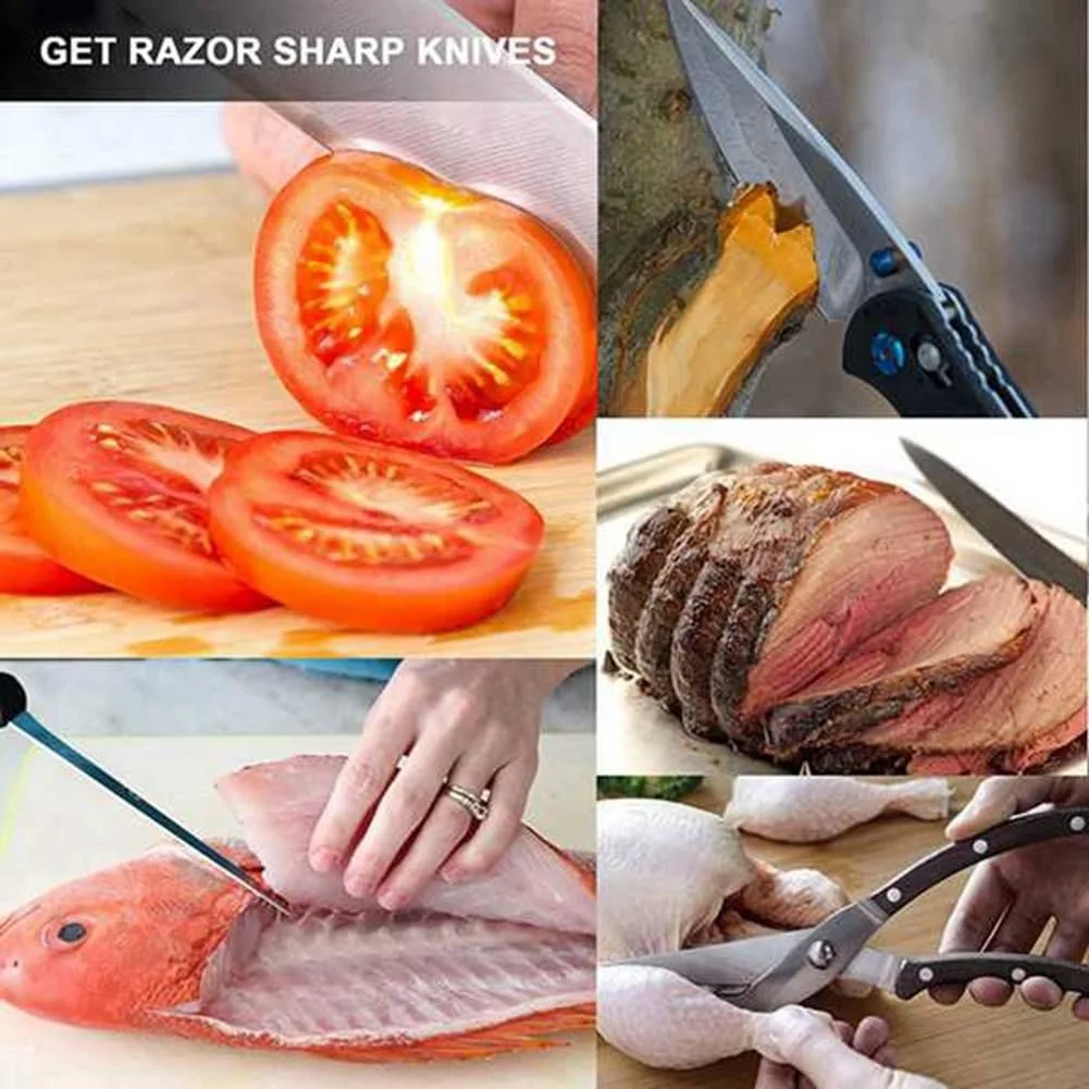 Набор алмазных точильных камней Correa 4 штуки 240/400/1000/2000 грит Серебристый, фото №3