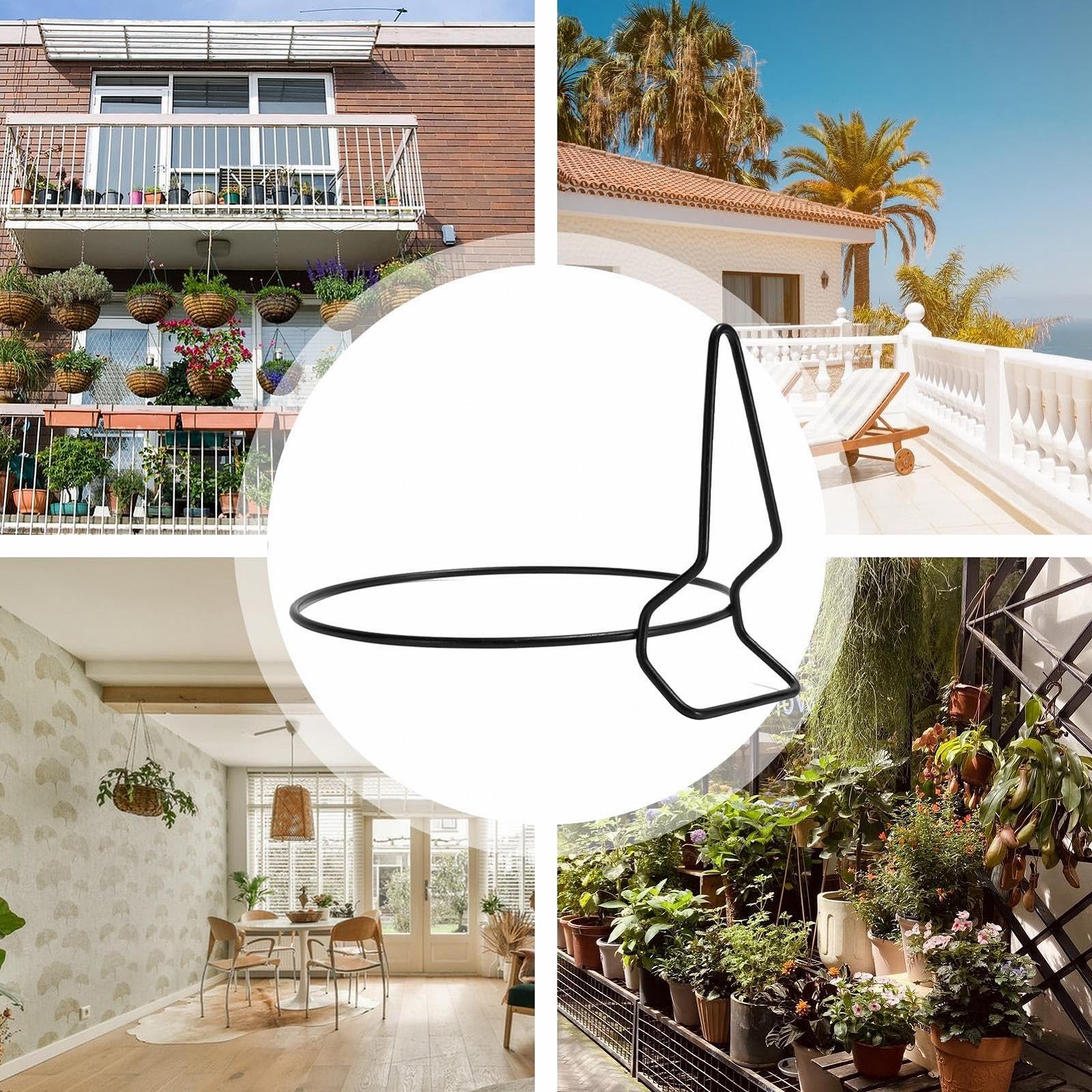 Настенное крепление Générique 4 шт. держатели для цветочных горшков для внутреннего и внешнего использования, фото №5