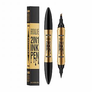 Карандаш для бровей 3D Microblading 2-в-1 Gold - Фото 1